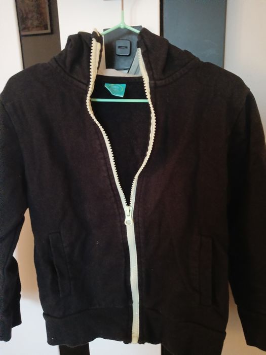 Bluza chłopięca rozsuwana czarna