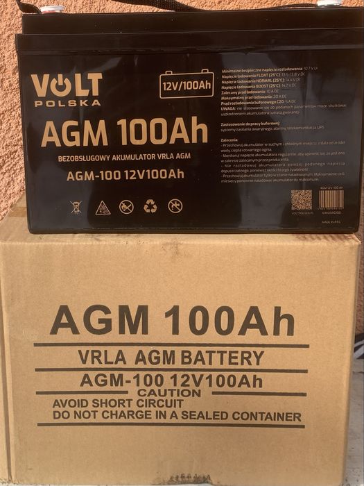 Акумуляторна батарея Volt Polska AGM 12V 100Ah