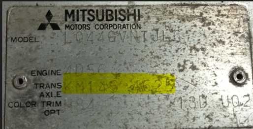 Caixa de transferência Pajero I  Modelo L044GV de 1988