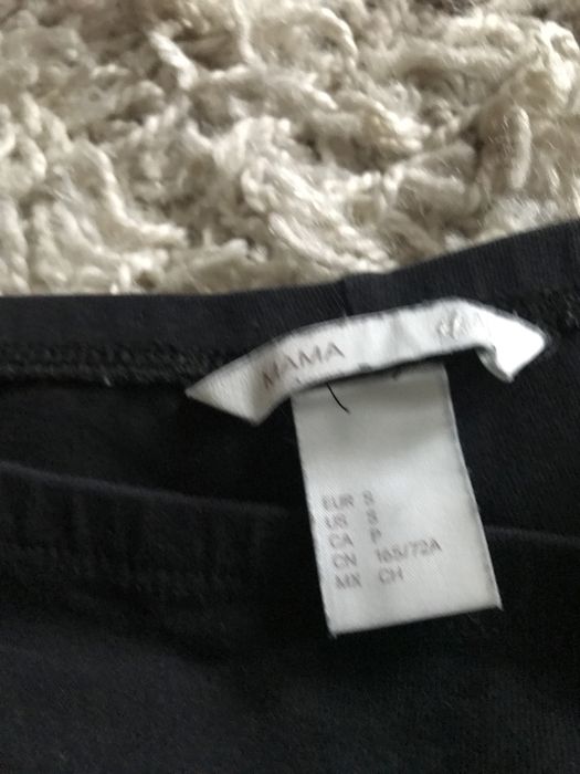 Dżinsy czarne ciążowe r.M