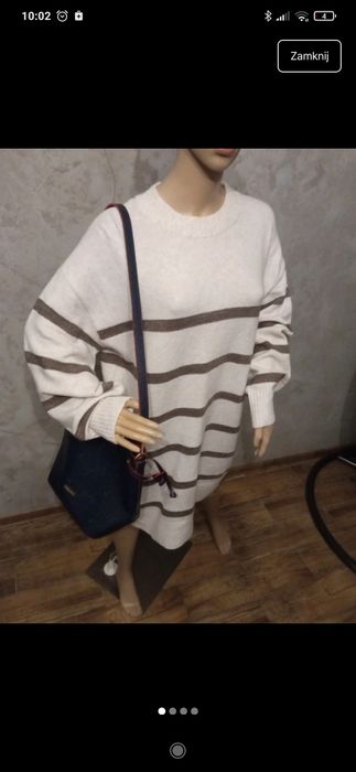 Sukienka długi sweter