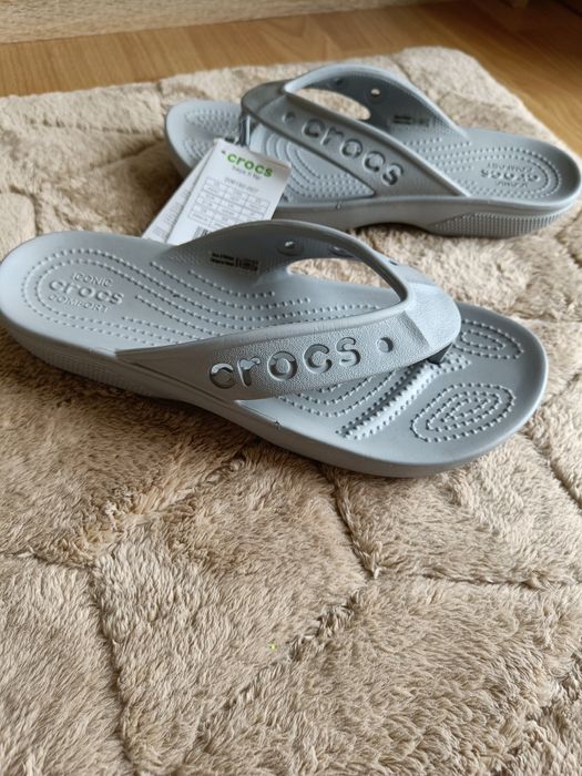 Nowe szare japonki crocs 37 38