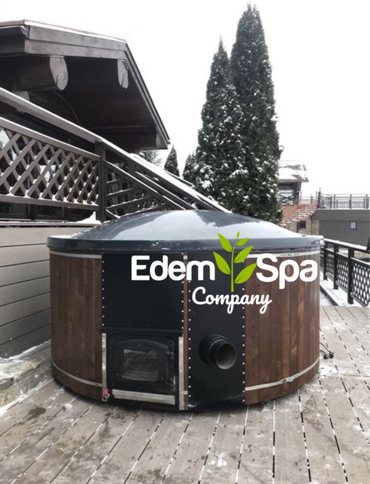 Чан на дровах! Чан з джакузі! Спа купель! Купіль для бані! Сауна!Офуро