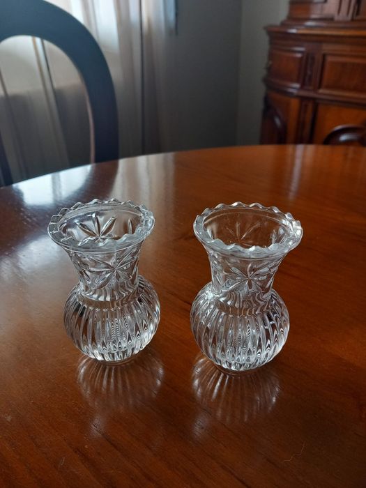 Conjunto de jarras em cristal d'arques