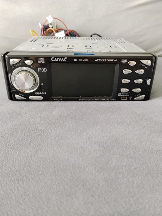 Radio samochodowe CANVA D3.6M03R 1-DIN DVD/USB/SD/MP3
