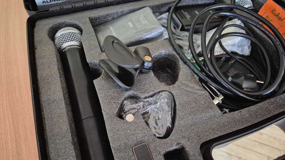 Zestaw mikrofonów Alphard w walizce ETP-757 bezprzewodowe