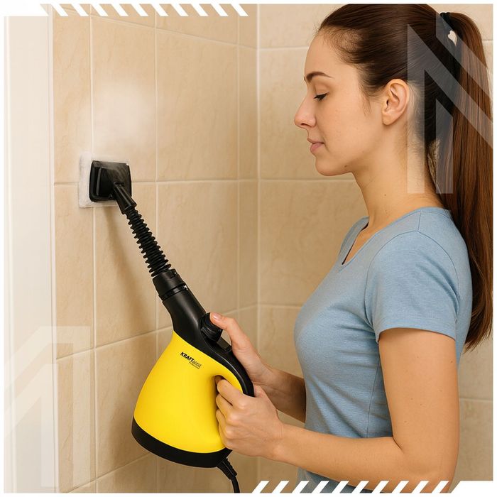 Myjka Parowa Czyścik Do Okien Fug Parownica Ręczna 3,5Bar 1200w Zestaw