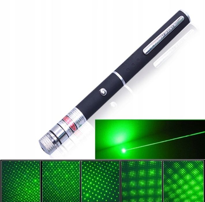 Laser zabawka gadżet wskaźnik Zestaw