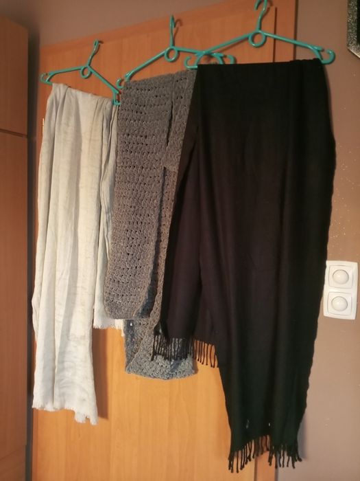 Zestaw dlugie damskie ciepłe szale