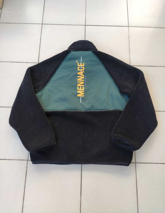 Kurtka polarowa sherpa jesienna czarna skate r. M