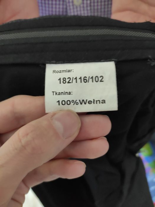 Garnitur męski szary