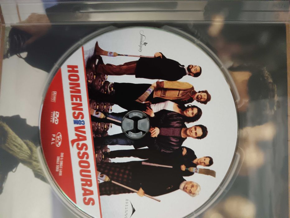 filme dvd original - homens com vassouras