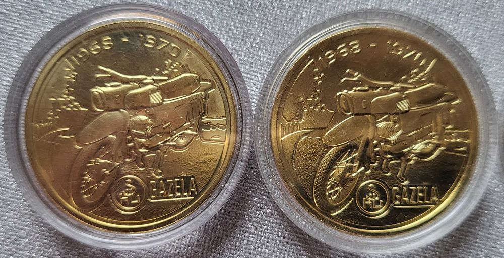 Kultowe motocykle PRL-u kolekcja numizmatów Orlen (5szt)
