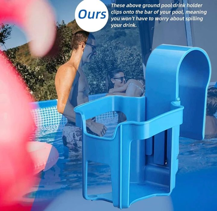 4 Uchwyty na napoje do basenu, wielofunkcyjne