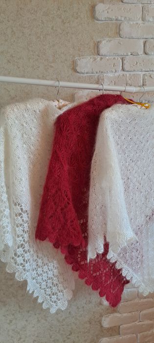 Хустки, шарфи,косинки з козячої шерсті і пуху