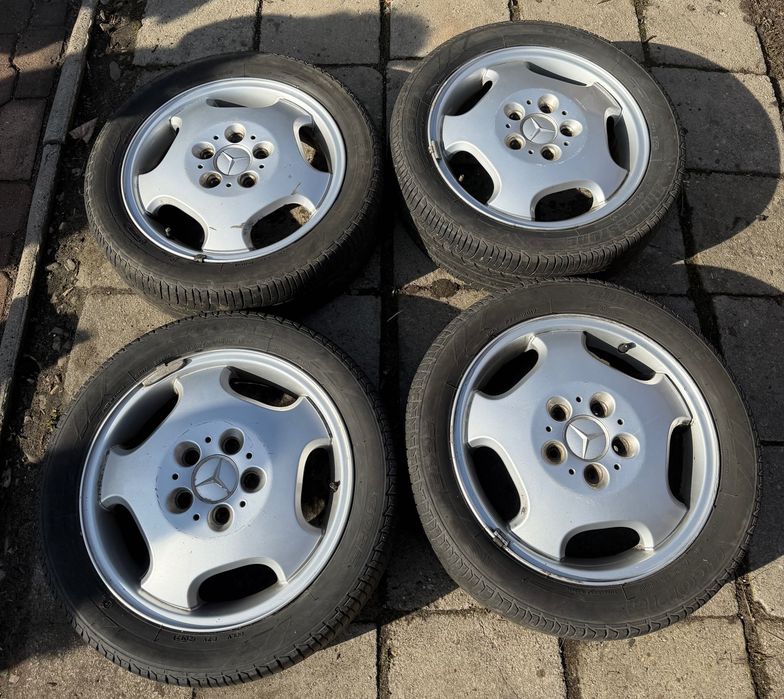 Koła Alu Felgi 16’ Mercedes 5x112 + Opony 195/50/R16 Bridgestone