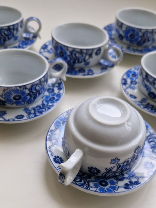 Conjunto de 6 chávenas de café