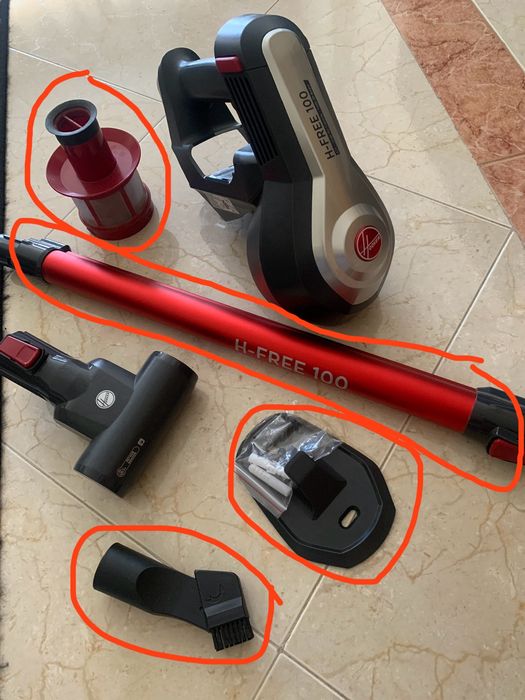 Peças Aspirador Vertical Hoover HFree100