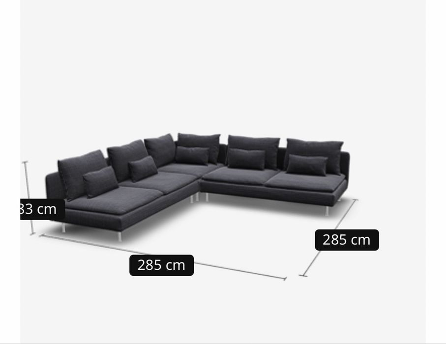 Ikea Soderhamn Sofa Narożna z Modułów