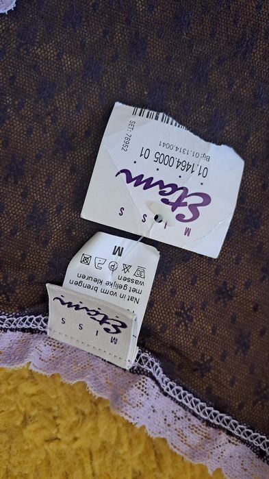 Miss Etam bluzka sweterek koronkowy ażurowy narzutka s/m