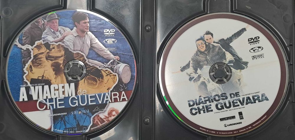 Pack com 3 Filmes sobre CHE Guevara (Diários, O Argentino e Guerrilha)
