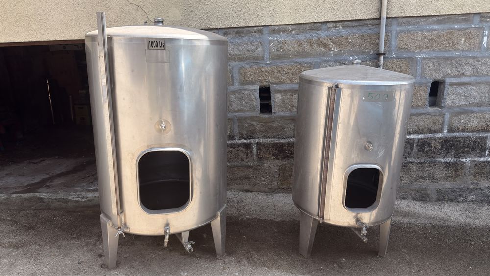 Cubas em Inox para Vinho – 500 L e 1000 L