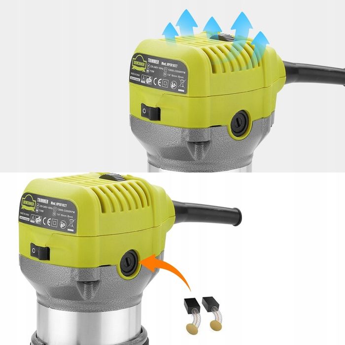 Frezarka Górnowrzecionowa Dewinner 3baza 710w 5 El Metalowy Korpus