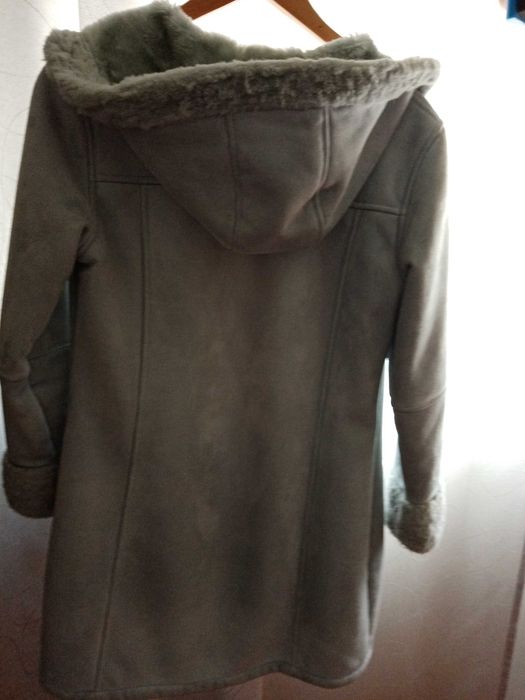 Casaco Azul claro com pêlo