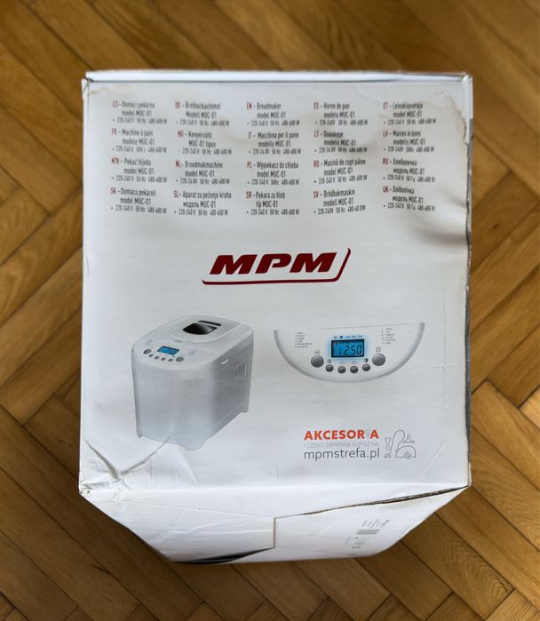 Wypiekacz do chleba MPM MUC-01 nigdy nie uzywany.