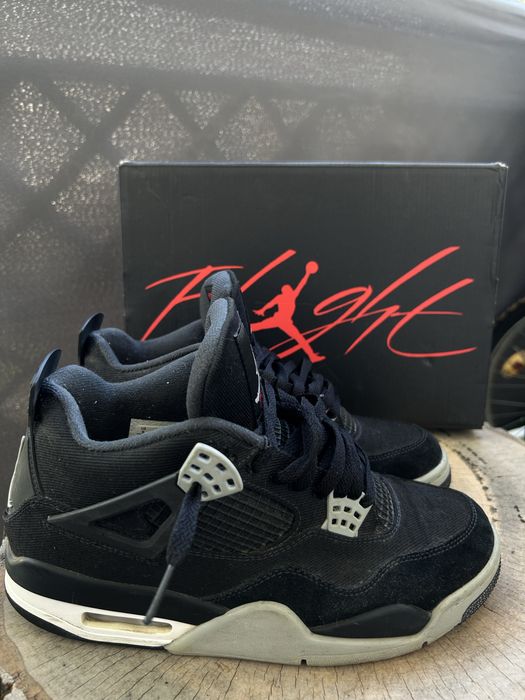 Jordan 4 Blac Canvas