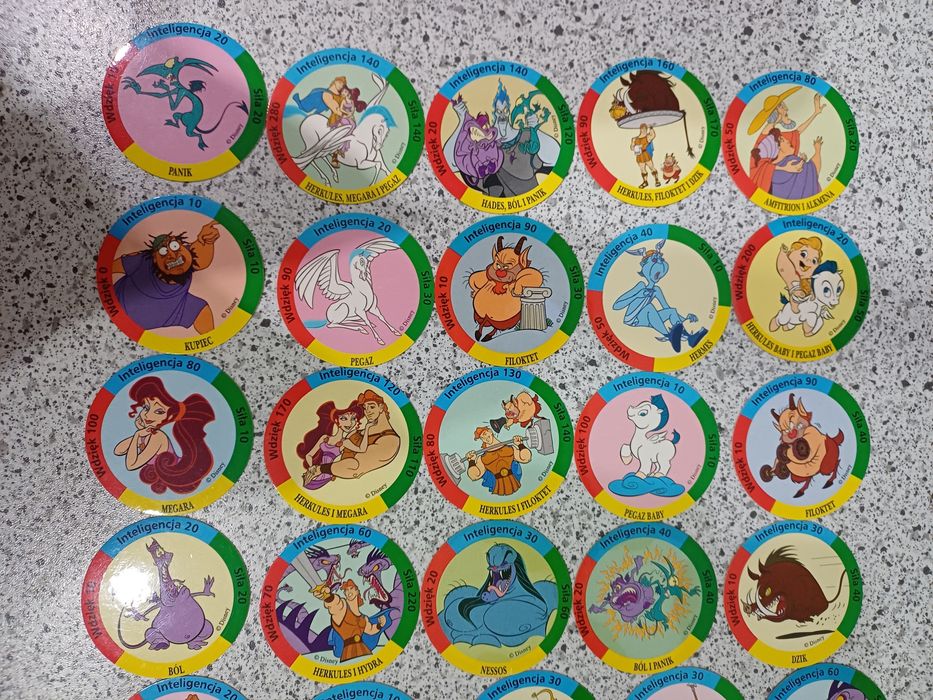 Żetony Herkules Star Foods Mr Snacki karty