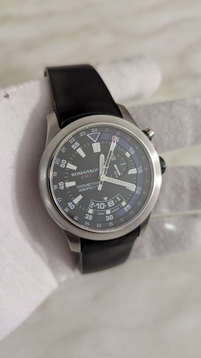 Часы Romanson GMT sapphire швейцарские, годинник swiss