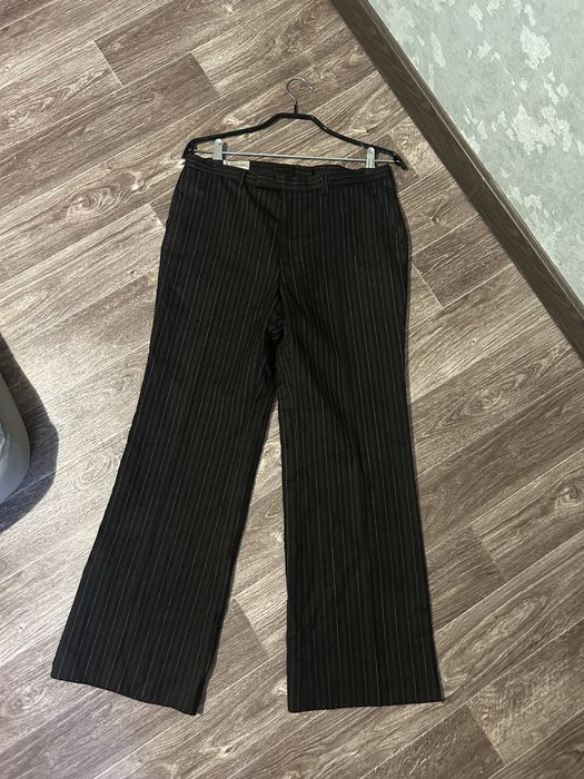 Винтажные шерсияные ширикое брюки yohji yamamoto