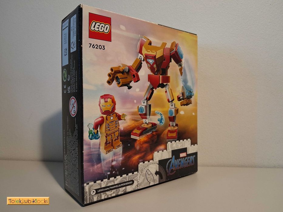 LEGO Marvel [76203] - Mechaniczna zbroja Iron Mana [NOWY]