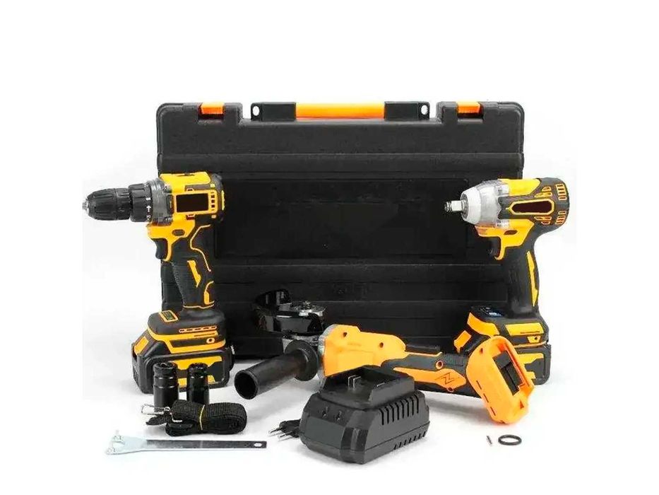 Набор инструментов 3 в 1 48v Богарка, Шуруповерт, Гайковерт