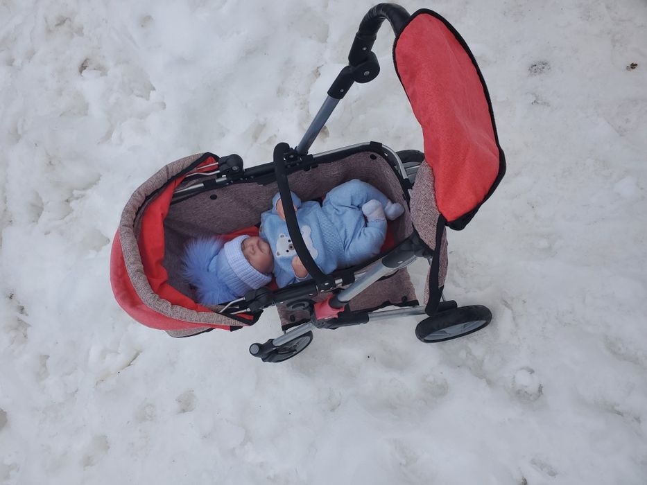 Коляска для кукол, каляска для ляльки, візок іграшковий візочок