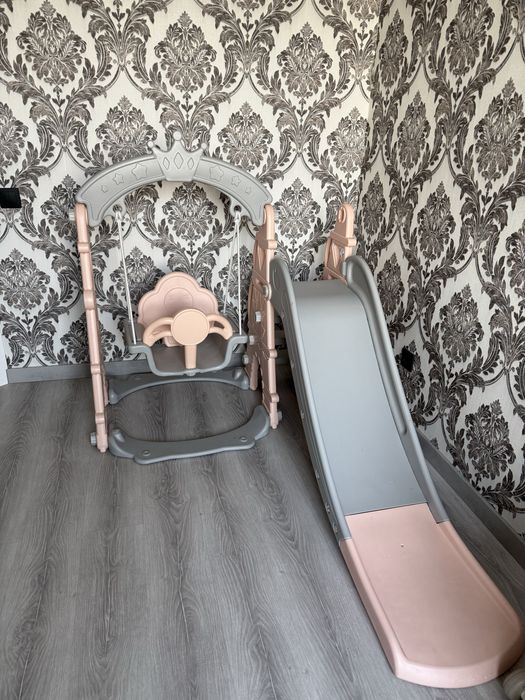 Дитячий ігровий комплекс 3в1 Terrio "Castle" Рожевий