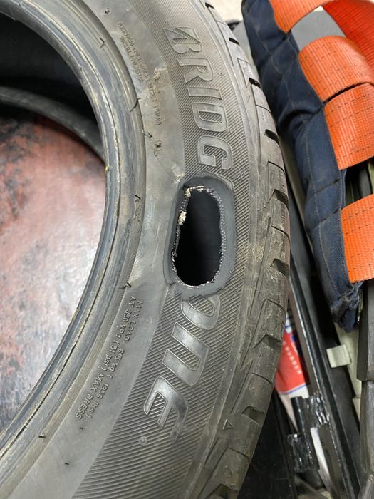 Ремонт шин - боковых порезов, шишек, разрывов. Горячая вулканизация.