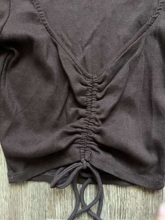 Шоколадний топ zara