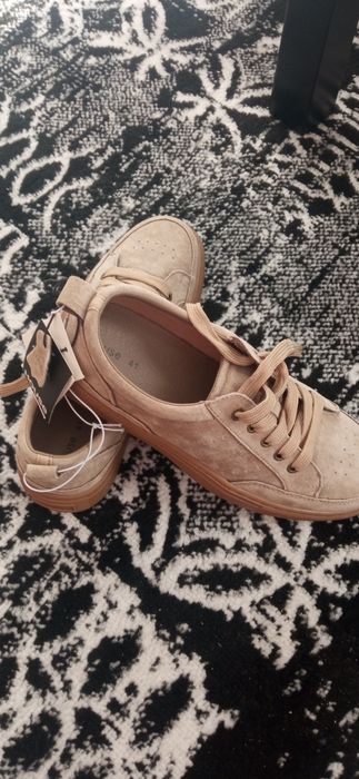 Buty męskie zamszowe
