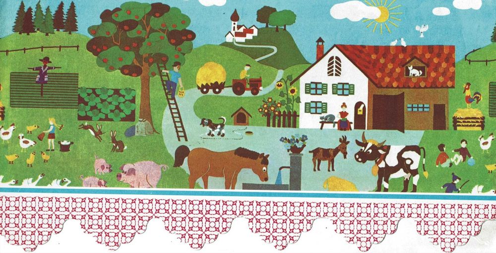 Papel de louceiro antigo - anos 70