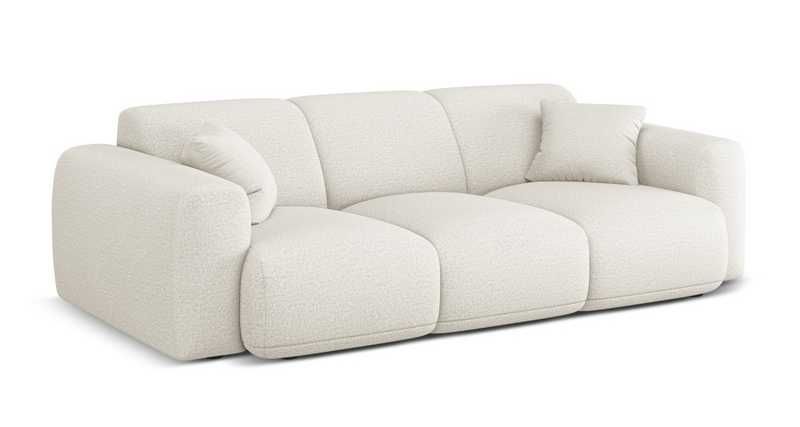 Sofa 3-os. Alizee beżowa tkanina strukturalna 235x95x72cm Catalia Home