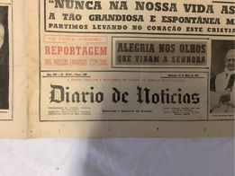 JN  de 1967 , vinda do papa a Portugal . LEIA A DESCRICAO DO ANUNCIO