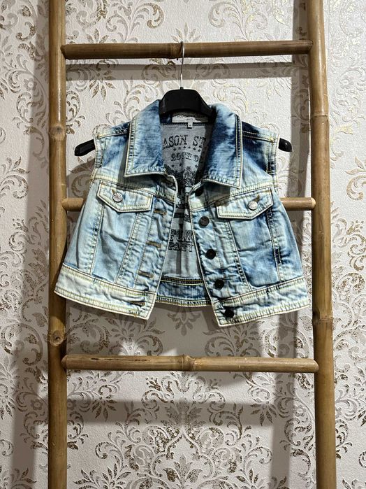 Colete em ganga - Senhora