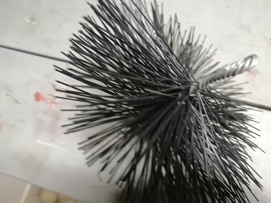 Szczotka do kominów z chromoniklu fi 200