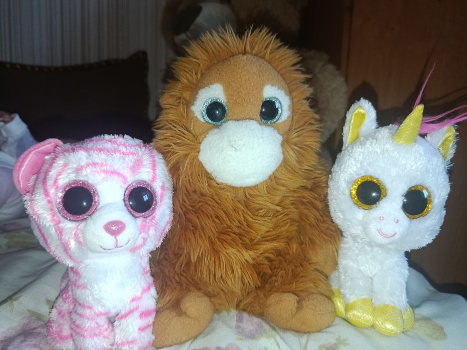 Іграшки 3 штуки  м'які