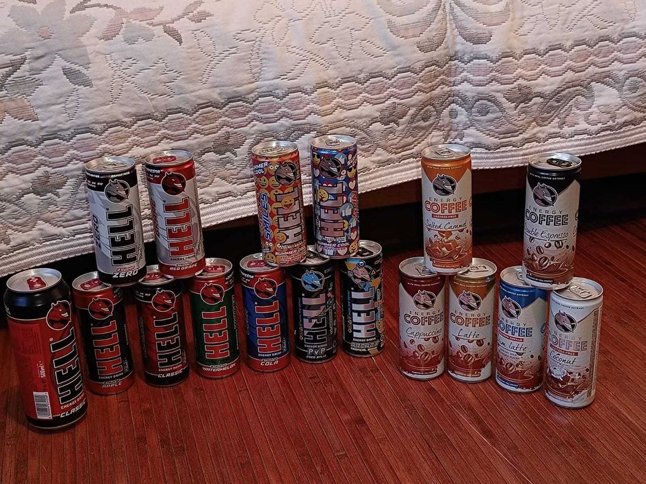Coleção de Latas Monster e + energéticos (200+ unidades seladadas)