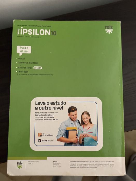Manual Ípsilon 10°ano volume 1