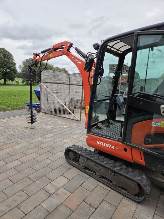 Wynajem minikoparki młot wiertnica