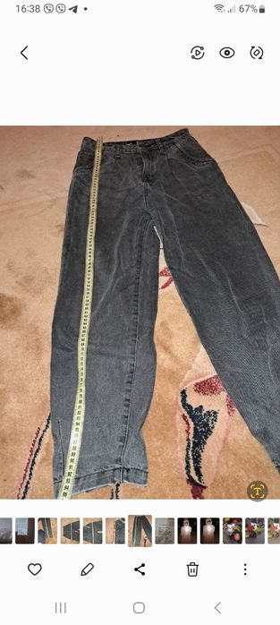 Джинси  Мом  Zara 34 розмір .